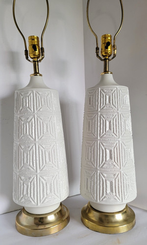 Pair vtg mid century modern - century,